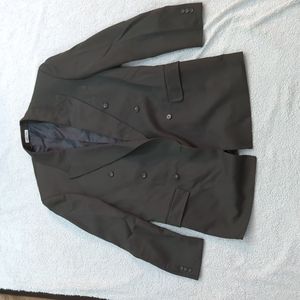 Men's Trieste 40R 3 Button Dark Green Blazer Sport Coat